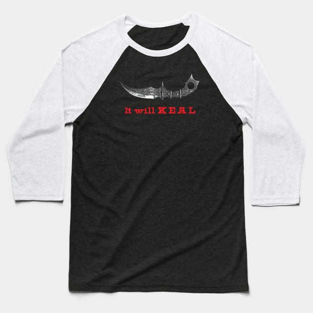 It Will Keal Baseball T-Shirt by MythicLegendsDigital